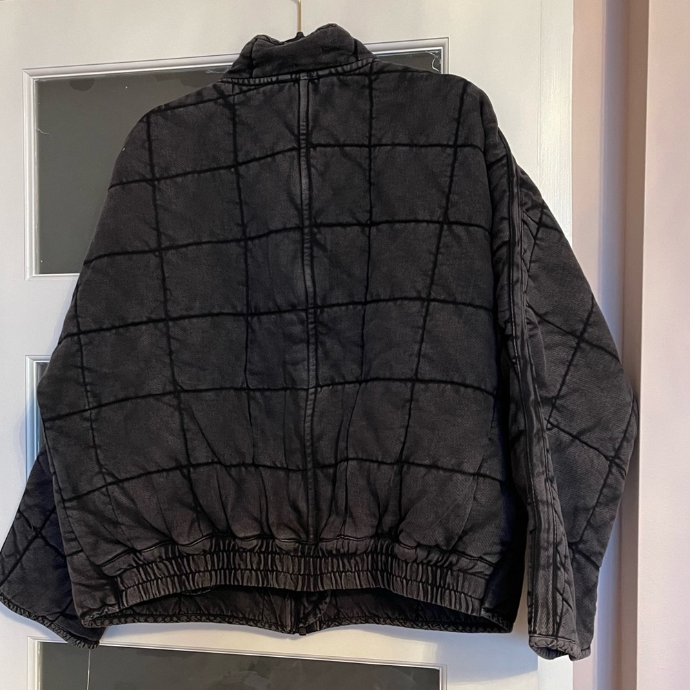 Free People Black Quilted Zip-Front Puffer Jacket - Picture 3 of 5